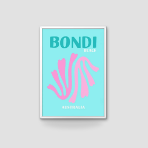 Affiche Bondi bleu