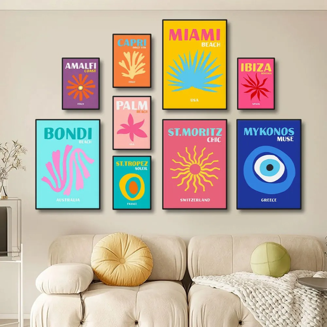 Lustre cristal 4 collection affiche