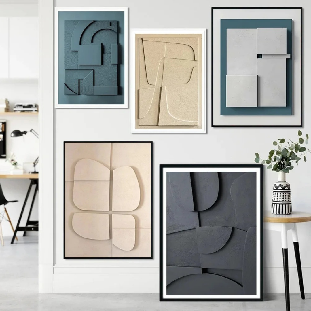 Peinture abstraite 3D 1 peinture abstraite 3D deco 2