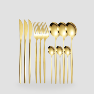 Set 12 couverts or