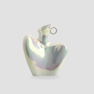 Vase buste métallisé